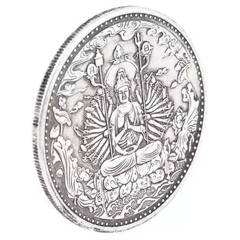 Коллекция древних монет Тибета, тысячеручные памятные монеты Гуаньинь