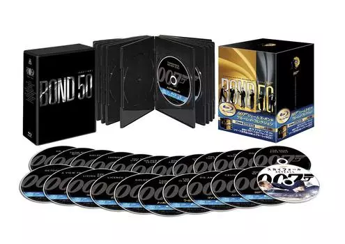 Коллекция Джеймса Бонда 007 Blu-ray 23 диска (Ограниченный выпуск) [Блю рей]