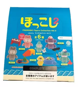 Коллекция фигурок Поккоши 2-я версия КОРОБКА 6 штук КОРОБКА