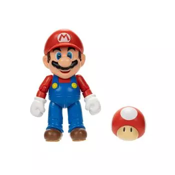 Коллекция фигурок Sanei Boeki Super Mario Figure Plus с супергрибом Mario FCP-001 красный