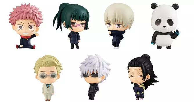 Коллекция фигурок в капсулах Jujutsu Kaisen 02, набор типов Gacha Игрушка-капсула Gacha [7] (Полный Полный)]
