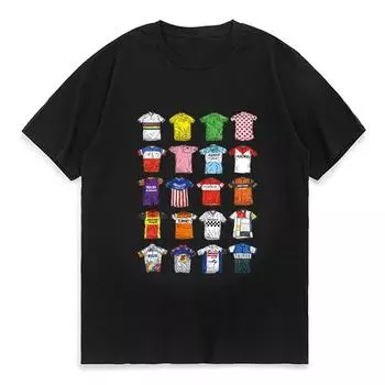 Коллекция футболок для велоспорта с графическим принтом, модные женские футболки с коротким рукавом, старые велосипедные велосипеды, спортивные повседневные топы, хип-хоп, унисекс, футболка 4XL чёрный