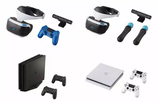 Коллекция Gashapon PlayStation 4 и PlayStation VR [4 типа наборов (полный полный)]