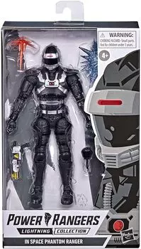 Коллекция Hasbro Power Rangers Lightning 6-дюймовая фигурка «В космосе» Фантом Рейнджер