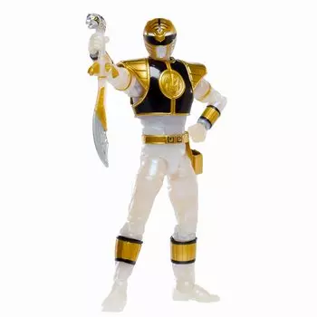 Коллекция Hasbro Power Rangers Lightning Hasbro Pulse Limited 6-дюймовая фигурка металлик белый рейнджер Super Sentai Overseas Zyuranger Dairanger