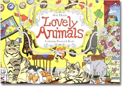 Коллекция Heart Art для взрослых Раскраска Открытка Книга Милое животное РОЗОВЫЙ-529