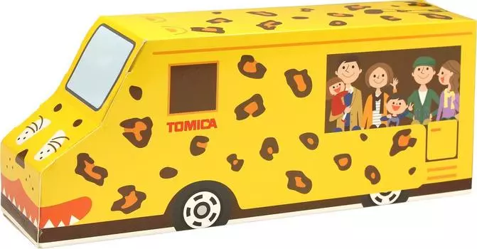 Коллекция Heart Art Tomica Zip Bag Zip Zoo Bus TOMICA-006