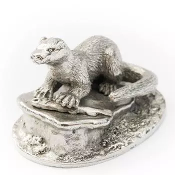 Коллекция художественных фигурок животных Otter, сделанных в Великобритании (орнамент)