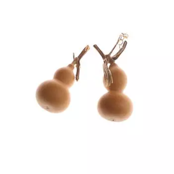 Коллекция из 2 шт. 40-60 мм натуральных сухих тыквенных изделий ручной работы