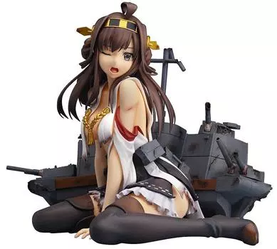 Коллекция Kantai Kongo Medium Damage scale готовая окрашенная фигурка из ПВХ -KanColle- Ver. 1/8 чёрный