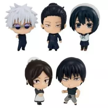 Коллекция капсульных фигурок Jujutsu Kaisen 05 x Все 5 типов наборов Полный комплект Gacha Gacha Capsule Toy