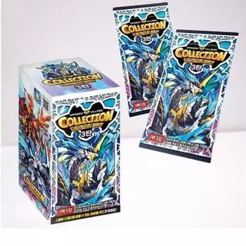 Коллекция карт Dragon Village, том 3, 30 упаковок, 1 коробка, популярная корейская игра