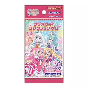 Коллекция карточек Wandaful Clear, 16 штук в упаковке, КОРОБКА PreCure! (конфетная игрушка)