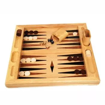 Коллекция классических игр Настольная столешница – Нарды. коричневый