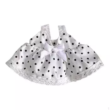 Коллекция кукольной одежды 15-17 см для плюшевых игрушек, предметы первой необходимости для нарядов мягких игрушек black dot