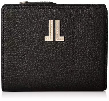 [Коллекция Lanvin] Кошелек двойного сложения Love Lace Perth 65-6800 черный