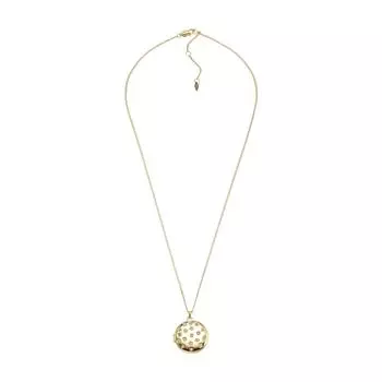 Коллекция LOCKET, ожерелье из нержавеющей стали золотистого оттенка [Fossil]