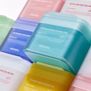 Коллекция лучших тонер-подушечек Mediheal (7 типов) 100ЕА Madecassoside