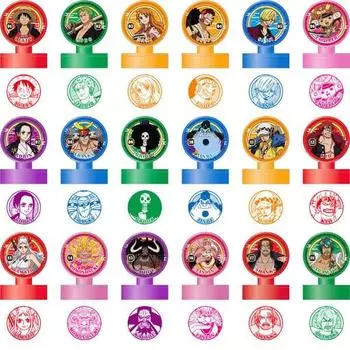 Коллекция марок Ensky One Piece, издание «Страна Вано», 39 x 27 x 27 мм Изготовлено из синтетических чернил, прибл.. АБС, ПП, резина,
