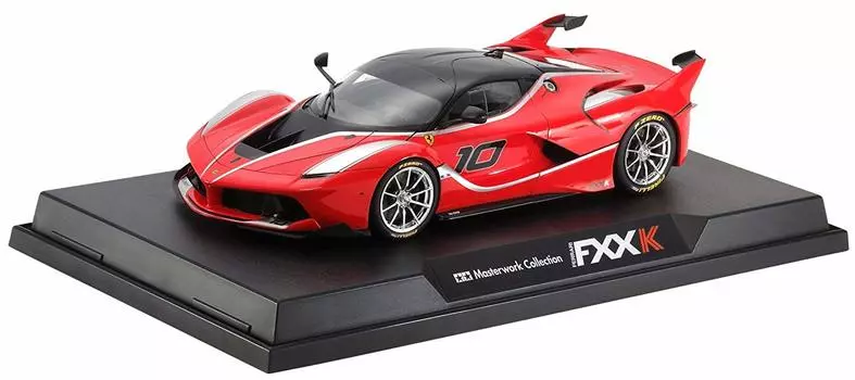 Коллекция мастеров Tamiya Ferrari FXX K, окрашенная в красный цвет, полная модель 21156, полный номер продукта 156 1/24, № 10 красный