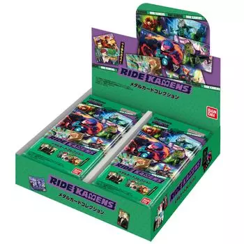 Коллекция металлических карт BANDAI Ride Kamens, 20 упаковок (пак) (BOX)