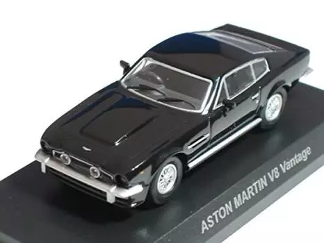 Коллекция мини-автомобилей Kyosho Aston Martin 100-я годовщина Circle K Thanks V8 Vantage Black Single Item 1/64 чёрный