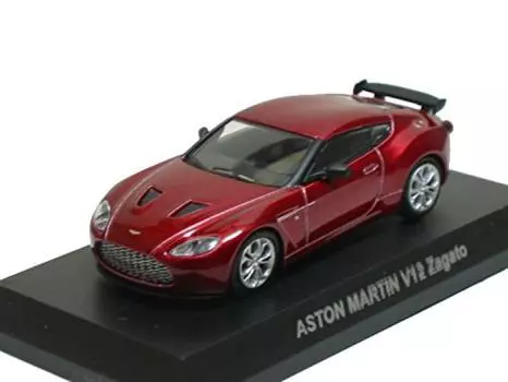 Коллекция мини-автомобилей Kyosho Aston Martin 100-я годовщина Circle K Thanks V12 Zagato Red Single Item 1/64