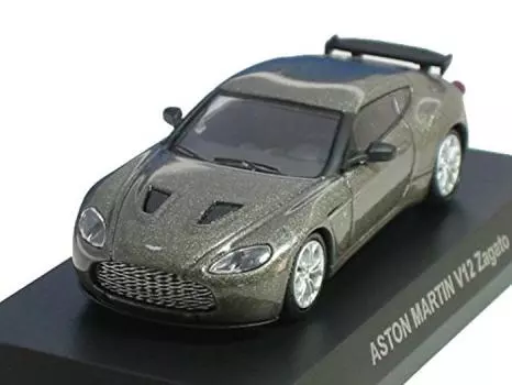 Коллекция мини-автомобилей Kyosho Aston Martin 100-я годовщина Circle K Thanks V12 Zagato Gray Single Item 1/64