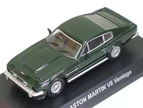 Коллекция мини-автомобилей Kyosho Aston Martin 100-я годовщина Circle K Thanks V8 Vantage Green Single Item 1/64