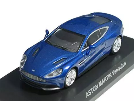 Коллекция мини-автомобилей Kyosho Aston Martin, посвященная 100-летию Circle K Thanks Vanquish Navy, отдельный предмет 1/64