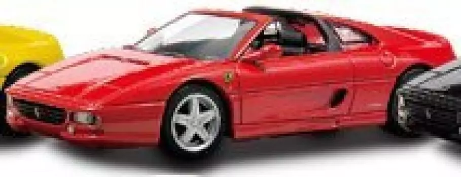 Коллекция мини-автомобилей Kyosho Ferrari 9 Circle K Sunkus F355 GTS, один предмет (красный) 1/64