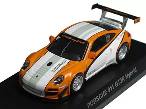 Коллекция мини-автомобилей Kyosho Porsche 5 Circle K Thanks Limited 911 GT3R Hybrid, один предмет (оранжевый) 1/64