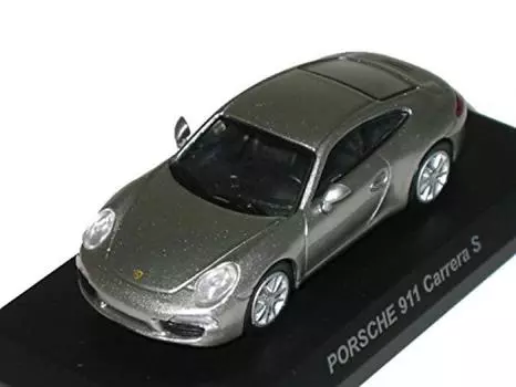 Коллекция мини-автомобилей Kyosho Porsche 5 Circle K Thanks Limited 911 Carrera S Single Item 1/64 (Серебряный)