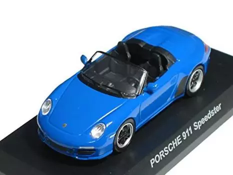 Коллекция мини-автомобилей Kyosho Porsche 5 Circle K Thanks Limited 911 Speedster Single Item 1/64 (синий)