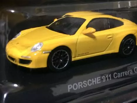 Коллекция мини-автомобилей Kyosho Porsche 5 Circle K Thanks Limited 911 Carrera GTS Single Item 1/64 (желтый)