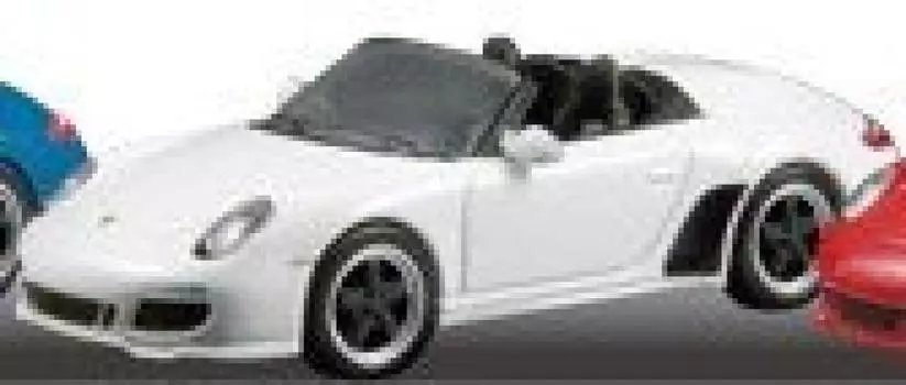 Коллекция мини-автомобилей Kyosho Porsche 5 Circle K Thanks Limited 911 Speedster Single Item 1/64 (белый)