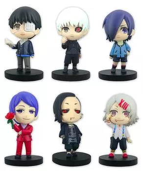 Коллекция мини-фигурок Tokyo Ghoul ATBC Trading, коробка из 6 фигурок из ПВХ и АБС