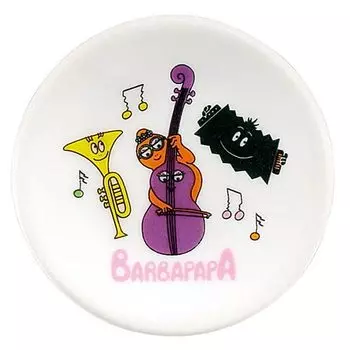 Коллекция мини-посуды Barbapapa Saucer D Gacha Gacha Capsule Toy [8]. Музыка] (Отдельный предмет)