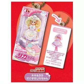 Коллекция миниатюрных наборов персонажей Sanrio Daisuki, коллекция Kiki Lala Daisuki Gacha Gacha, капсульная игрушка Licca-chan [3. и Ликка-тян] (один предмет)
