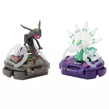 Коллекция монстров покемонов Battleze Black Rayquaza VS White Zygarde (50% форма)