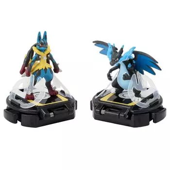 Коллекция монстров покемонов Battleze Mega Lucario VS Mega Charizard X