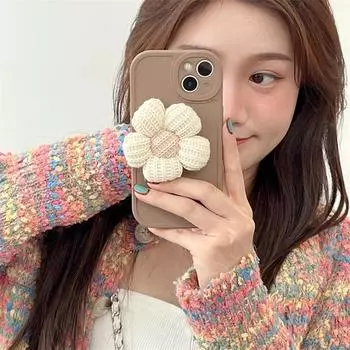 Коллекция мягких чехлов для моделей Apple, 14 Pro Max, 12, 8 Plus, XS Max, 11, 13. Идеально подходит для осени и зимы благодаря мягкому цветочному дизайну. Apple 14 Pro max