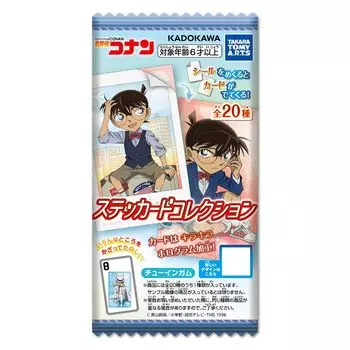 Коллекция наклеек «Детектив Конан» 20 штук, конфеты, игрушки/жвачка
