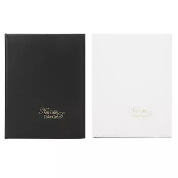 Коллекция наклеек для ногтей Альбомы для хранения наклеек для ногтей Держатель для наклеек для дизайна ногтей Black