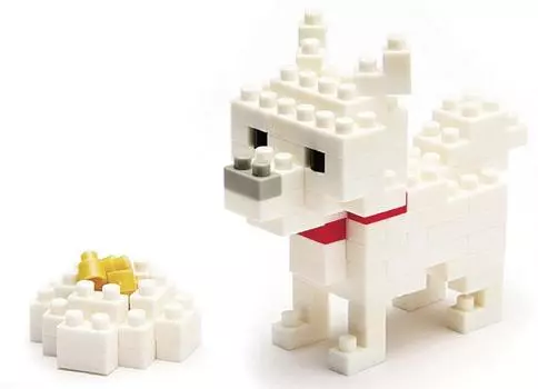 Коллекция Nanoblock Собака Хоккайдо