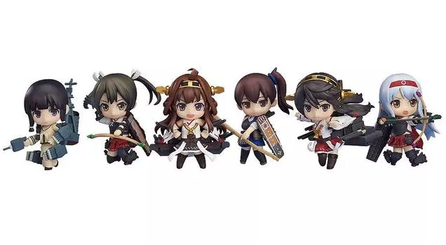 Коллекция Nendoroid Petit Kantai -KanColle- KanColle Немасштабная окрашенная подвижная фигурка ABS&ATBC-PVC, коробка из 6 штук
