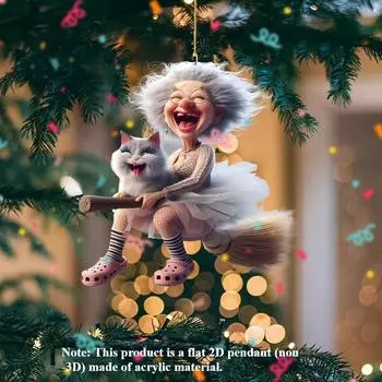 Коллекция «Очаровательная бабушка»: 2D Акриловый Плоский Фото Кулон - Многоцелевой Кулон Для Украшения Дома Подвеска Для Автомобиля Подвеска Для Рюкзака Брелок Photography grandma