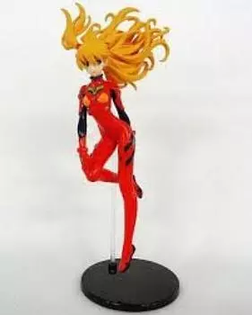 Коллекция оригинальных фигурок Kaiyodo x Kadokawa Soryu Asuka Langley Plug Suit ver. серый