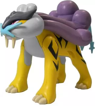 Коллекция пластиковых моделей Pokemon Избранная серия Raikou, упаковка пластиковых моделей №10 с цветовой кодировкой (новая версия)
