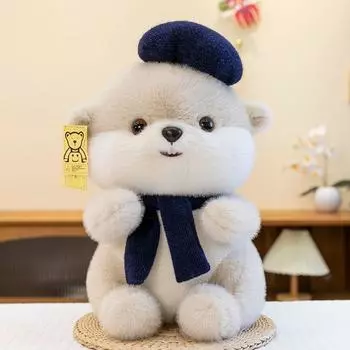 Коллекция плюшевая кукла-бобер Мягкие игрушки для животных Маленькая выдра Мягкая игрушка Домашний декор коричневый